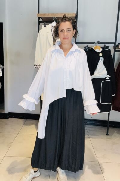 H4 Tasarım Beyaz Gömlek